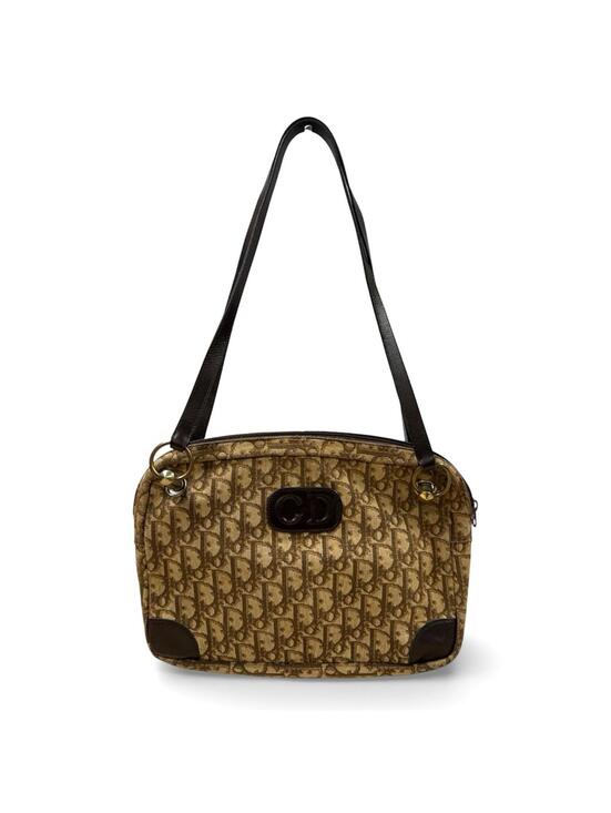 Dior Handbags - Christian Dior Vintage Trotter CD Logo Shoulder Bag